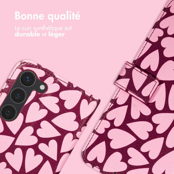 imoshion Étui de télephone portefeuille Design Samsung Galaxy S23 - Hearty Blush