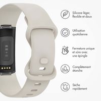 imoshion Bracelet silicone Fitbit Charge 5 / Charge 6 - Taille L - Abricot