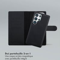 Selencia Étui portefeuille amovible Olyn avec MagSafe Samsung Galaxy S25 Ultra - Noir