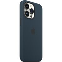 Apple Coque en silicone MagSafe Apple iPhone 13 Pro Max - Abyss Blue