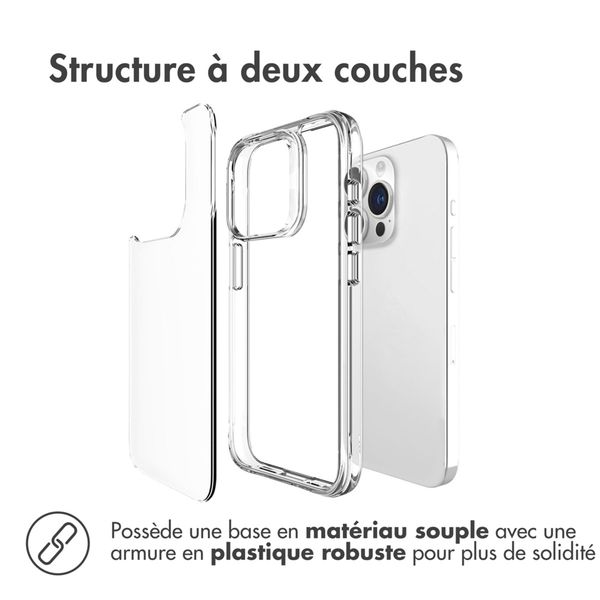 imoshion Coque Rugged Air Apple iPhone 15 Pro Max - Transparent
