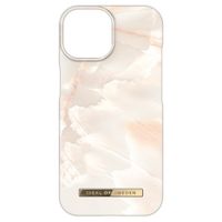 iDeal of Sweden Coque Fashion MagSafe Apple iPhone 15 - Rose Pearl Marble