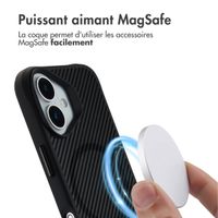 imoshion Rugged Hybrid Carbon Case avec MagSafe Apple iPhone 17 - Noir