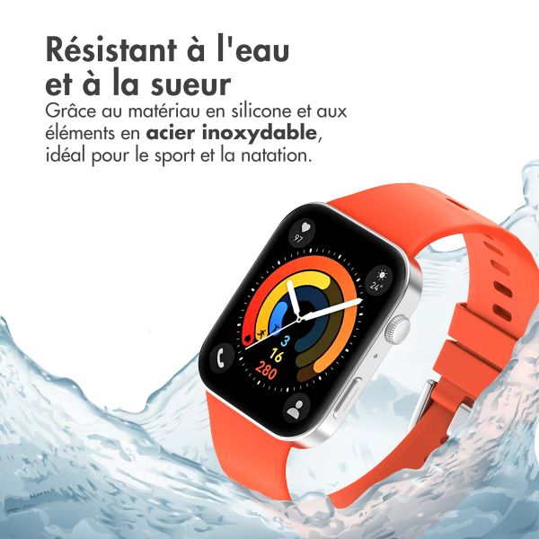 imoshion Bracelet en silicone pour Huawei Watch Fit 3 - Orange