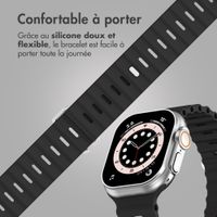 Accezz Bracelet Ocean Apple Watch Series 1 - 11 / SE / Ultra (44/45/46/49 mm) - Noir