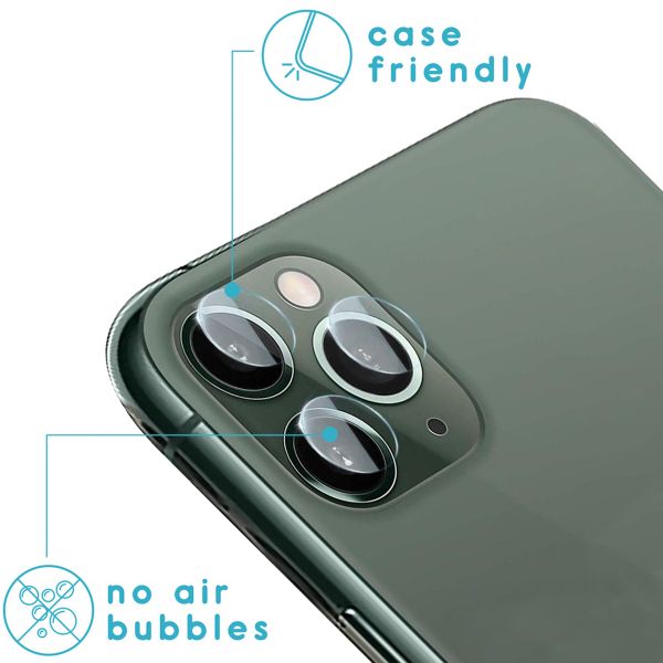 imoshion 3-Pack de protection d'écran + Protection en verre Appareil photo Apple iPhone 11 Pro