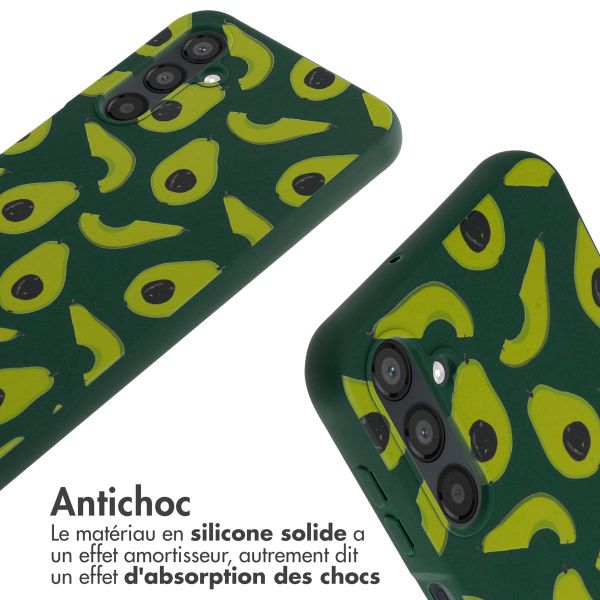 imoshion Coque design en silicone avec cordon Samsung Galaxy A25 (5G) - Avocado Green