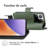 imoshion Étui de téléphone portefeuille Luxe Xiaomi 15 Pro - Vert