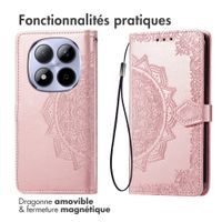 imoshion Etui de télephone Mandala Xiaomi Redmi Note 15 Pro Plus (5G) - Rose Gold
