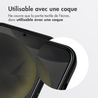 Accezz Protection d’écran en verre trempé avec filtre de confidentialité + Applicateur Samsung Galaxy S24 / S25