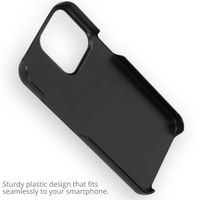 Concevez votre propre housse en coque rigide iPhone 13 Pro - Noir