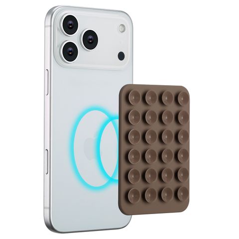 Selencia Support de téléphone à ventouses MagSafe - Taupe