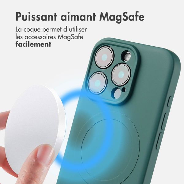 imoshion Coque Couleur avec MagSafe iPhone 16 Pro - Vert foncé