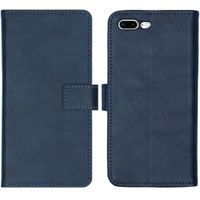 imoshion Étui de télephone portefeuille de luxe Apple iPhone 8 Plus / 7 Plus - Bleu foncé