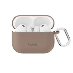 Holdit Coque Solid Silicone Apple AirPods Pro 3 - Mocha Brown