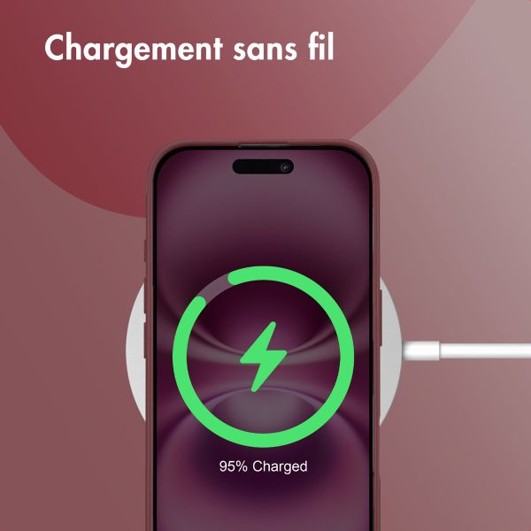 imoshion Coque Couleur Apple iPhone 16 - Wine Red