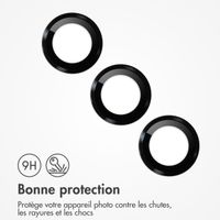 imoshion Lot de 2 protections d'objectif de caméra Samsung Galaxy S23 FE - Noir