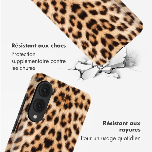 Selencia Coque arrière Vivid Samsung Galaxy S25 Edge - Wild Leo