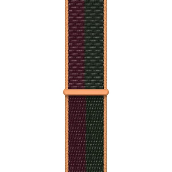 Apple Sport Loop Band Apple Watch Series 1 á 9 / SE (38/40/41 mm) | Series 10 (42 mm) - Dark Cherry/Forest Green