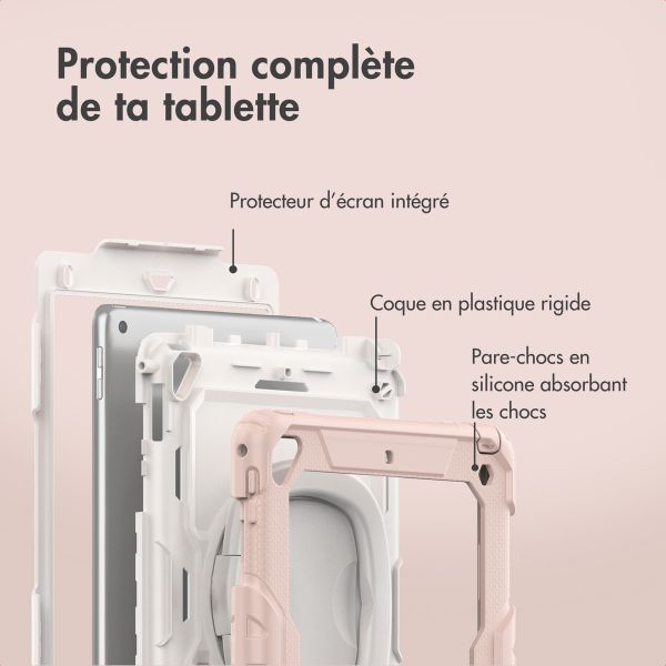 imoshion Coque tablette kidsproof Rugged Apple iPad 6 (2018) 9.7 pouces / iPad 5 (2017) 9.7 pouces / Air 2 (2014)/Air 1 (2013) - Rose clair