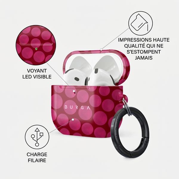 Burga Coque rigide Apple Airpods 4 - Reset Button