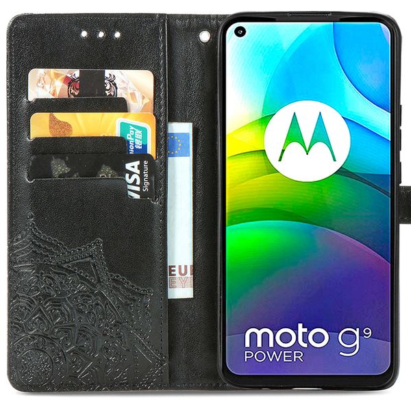 imoshion Etui de téléphone portefeuille Mandala Moto G9 Power