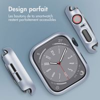 imoshion Coque rigide à couverture complète Apple Watch 4 / 5 / 6 / SE - 40 mm - Argent