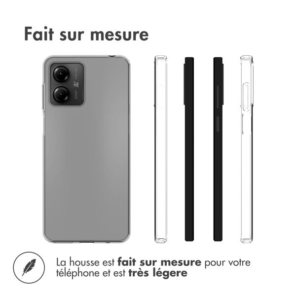 Accezz Coque Clear Motorola Moto G14 - Transparent