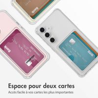 imoshion Coque silicone avec porte-cartes Samsung Galaxy S24 FE - Transparent