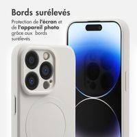 imoshion Coque Couleur avec MagSafe Apple iPhone 14 Pro - Beige