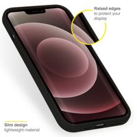 Accezz Coque Liquid Silicone Apple iPhone 13 Pro Max - Noir