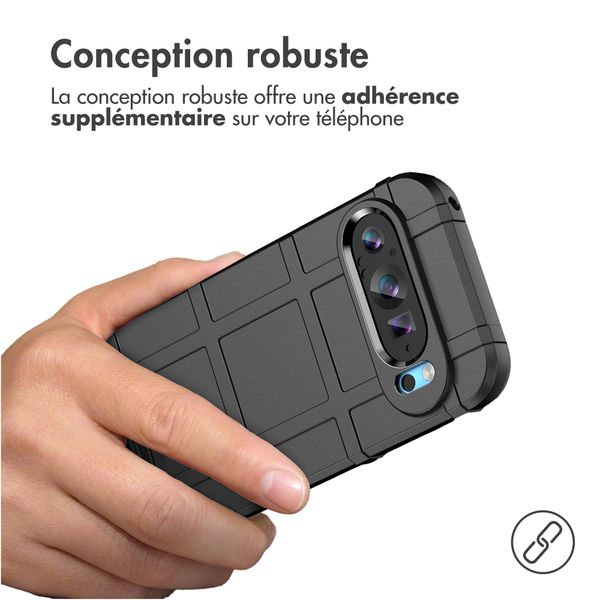 imoshion Coque Arrière  Rugged Shield Google Pixel 9 / 9 Pro - Noir