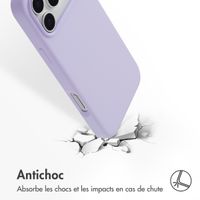 Accezz Coque Liquid Silicone avec MagSafe Apple iPhone 17 Pro Max - Violet
