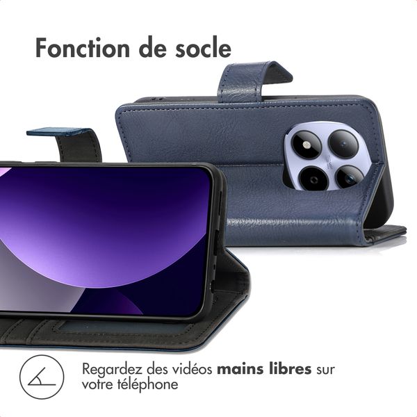 imoshion Étui de télephone portefeuille Xiaomi Redmi Note 15 Pro (5G) - Bleu foncé