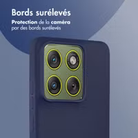 imoshion Coque Couleur Motorola Edge 70 - Bleu foncé