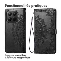 imoshion Etui de télephone Mandala Xiaomi 15T Pro - Noir