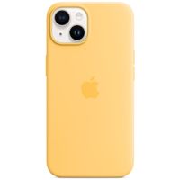 Apple Coque en silicone MagSafe iPhone 14 - Sunglow