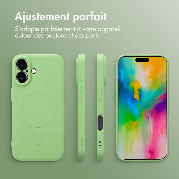 imoshion Coque Couleur avec MagSafe Apple iPhone 16 Pro Max - Vert