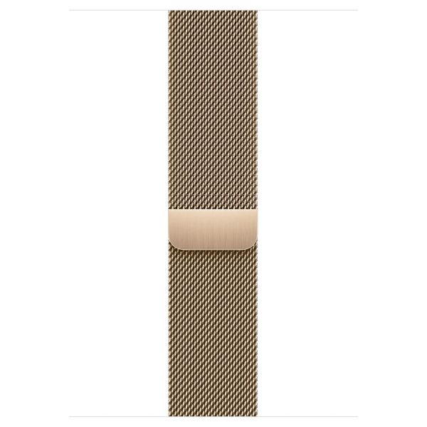 Apple Bracelet à boucle Milanais Apple Watch Series 1 t/m 11 / SE / Ultra (44/45/46/49 mm) - Goud