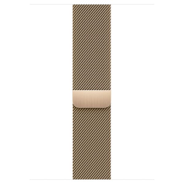 Apple Bracelet à boucle Milanais Apple Watch Series 1 á 10 / SE / Ultra (2) (44/45/46/49 mm) - Gold