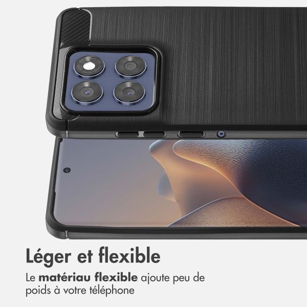 imoshion Coque Brushed Motorola Edge 60 Fusion - Noir