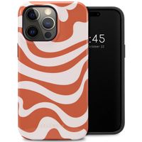 Selencia Coque arrière Vivid Tough iPhone 14 Pro Max - Dream Swirl Orange