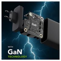 dbramante1928 Chargeur Re-charge 2x USB-C 65 W et USB-A 18 W - Noir