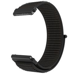 imoshion Bracelet en nylon avec fermeture velcro - Connexion universelle 22 mm - Noir