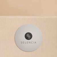 Selencia Pochette ordinateur Corduroy 13-14 pouces - Beige