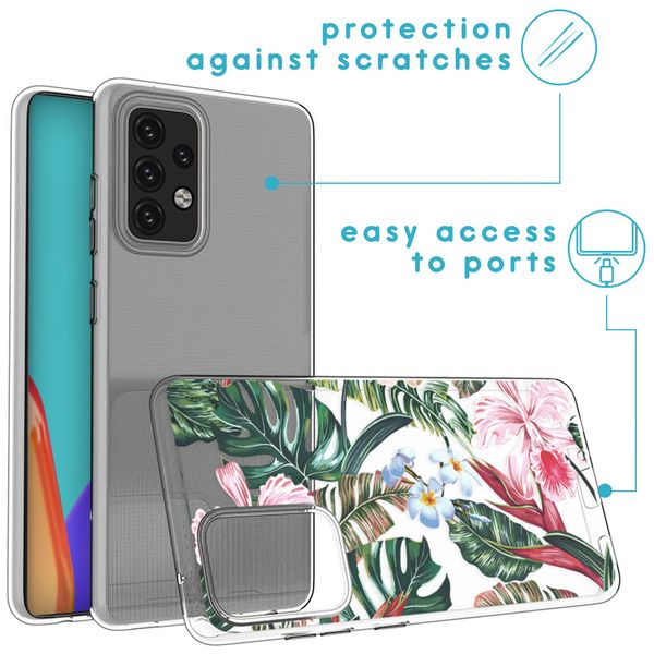 imoshion Coque Design Samsung Galaxy A52(s) (5G/4G) - Tropical Jungle