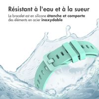 imoshion Bracelet sport en silicone avec boucle - Connexion universelle 22 mm - Vert menthe