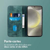 imoshion Étui de téléphone portefeuille Slim Samsung Galaxy S24 / S25 - Vert
