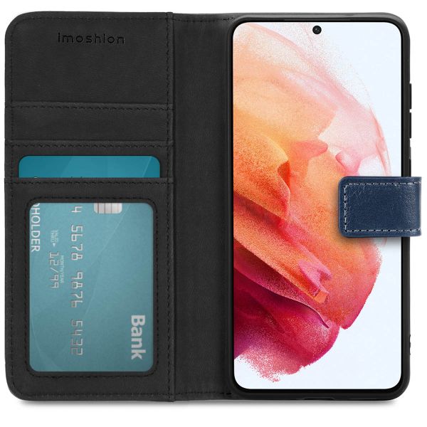 imoshion Étui de télephone portefeuille Samsung Galaxy S21 FE - Bleu foncé