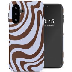 Selencia Coque arrière Vivid Samsung Galaxy A17 (5G) / (4G) - Dream Swirl Chocolate